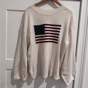 Ralph Lauren inspired American flag sweater